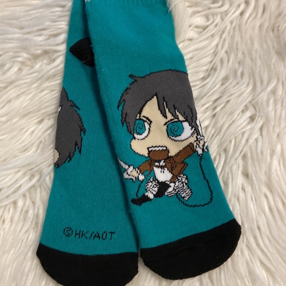 Attack on Titan Socks brand new length 17” color green - Picture 3 of 8
